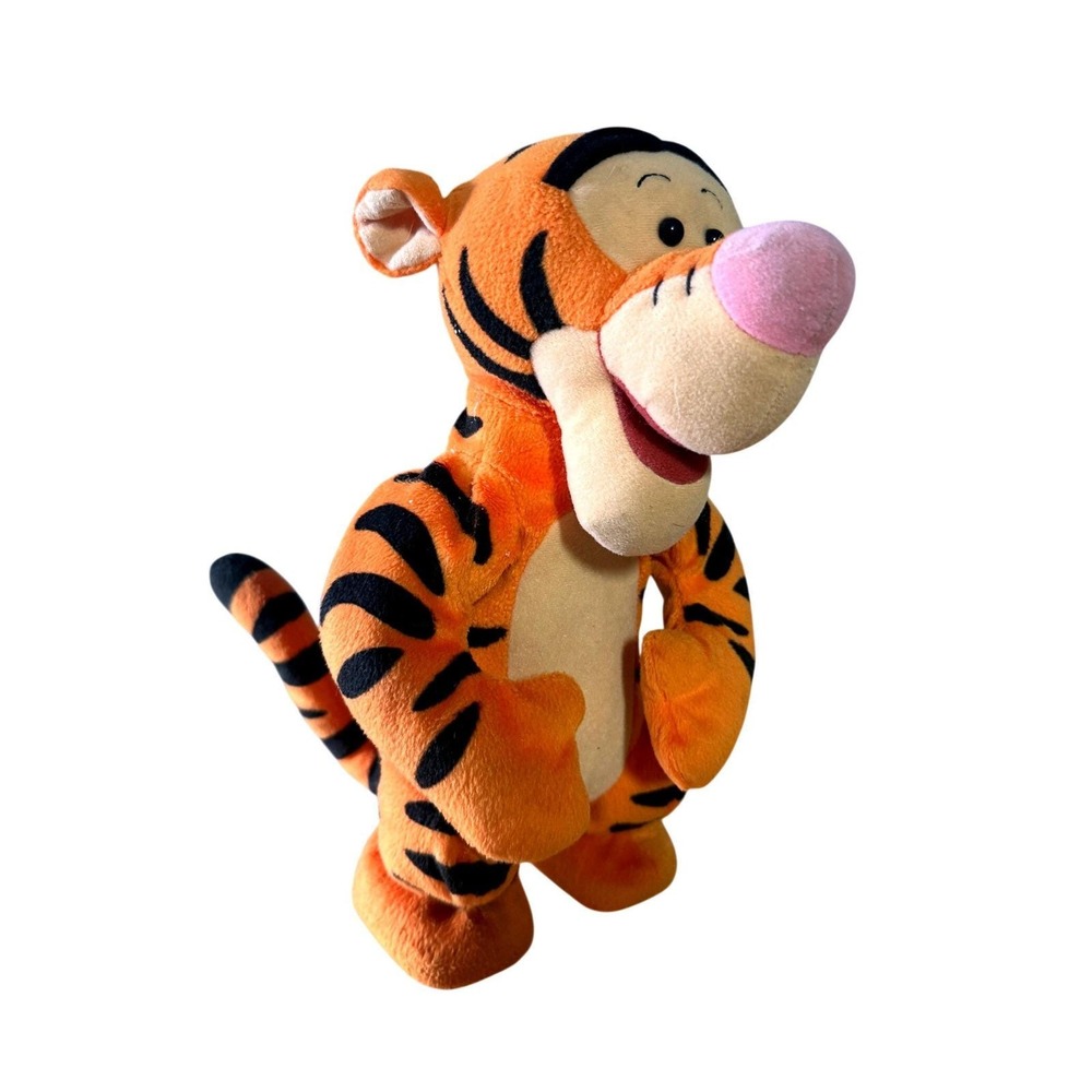Vintage 1998 Disney Winnie the Pooh Tigger Plush Standing Toy 11 inch